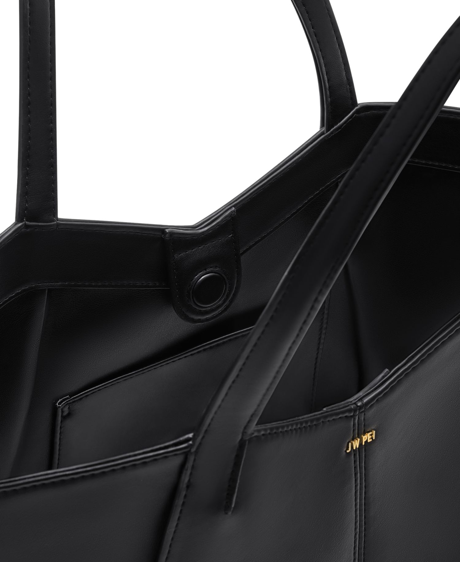 Kiana Extra-Large Gold-Tone Hardware Tote Handbag