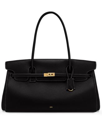 Yara Medium Gold-Tone Hardware Shoulder Handbag