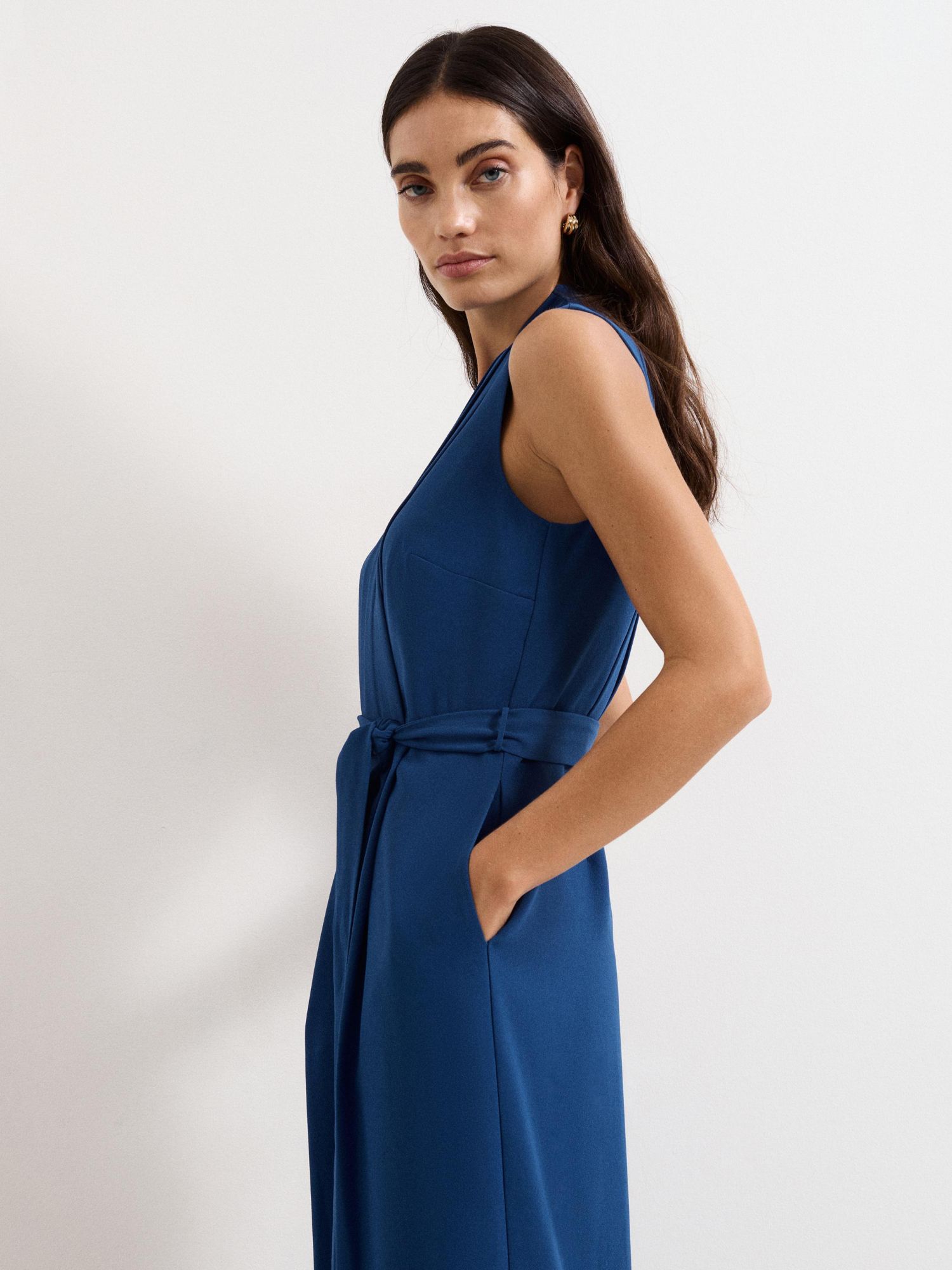 Women's Maisley Pleated Cropped Jumpsuit