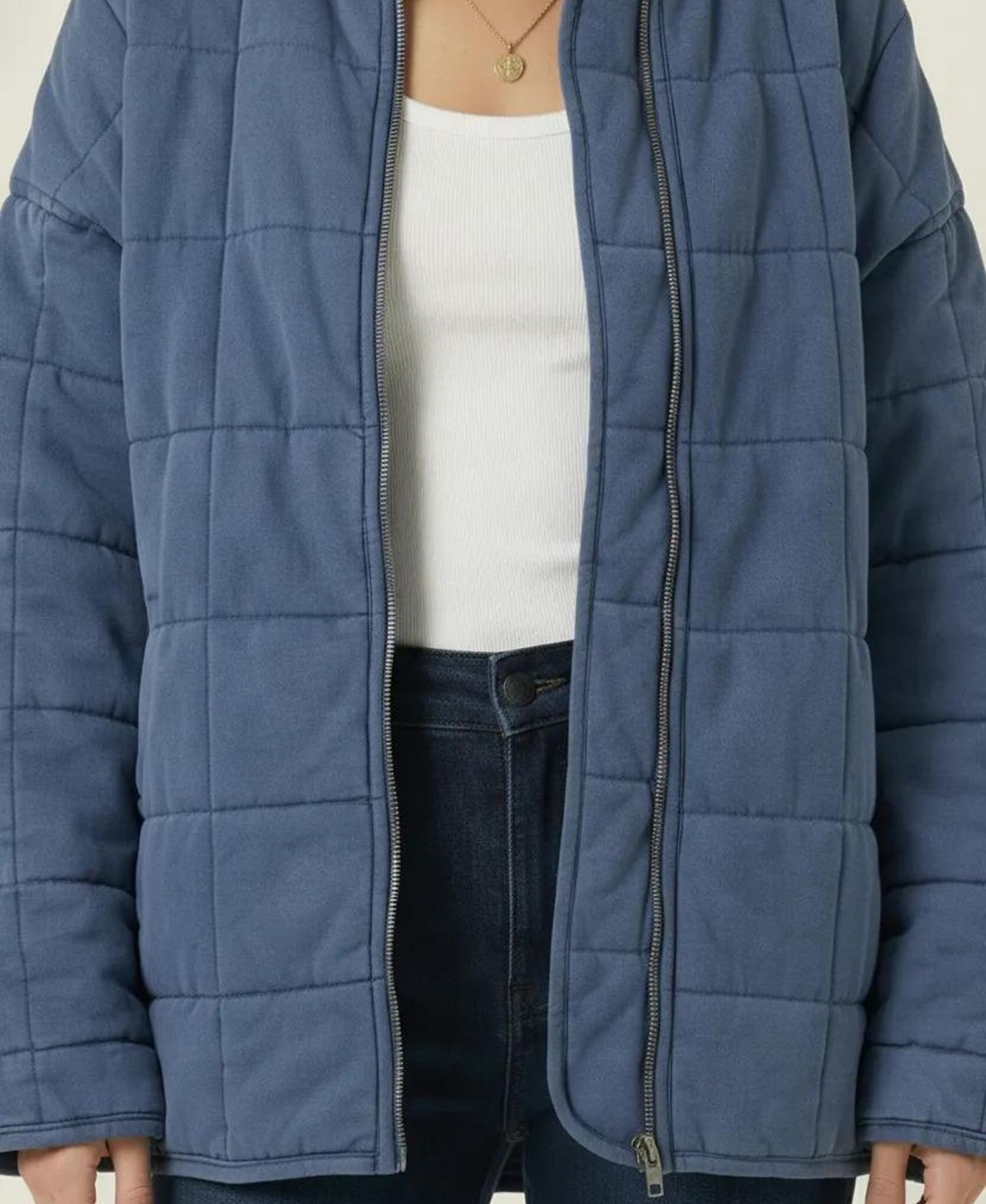 Women's Quilted Fleece Long Sleeve Jacket