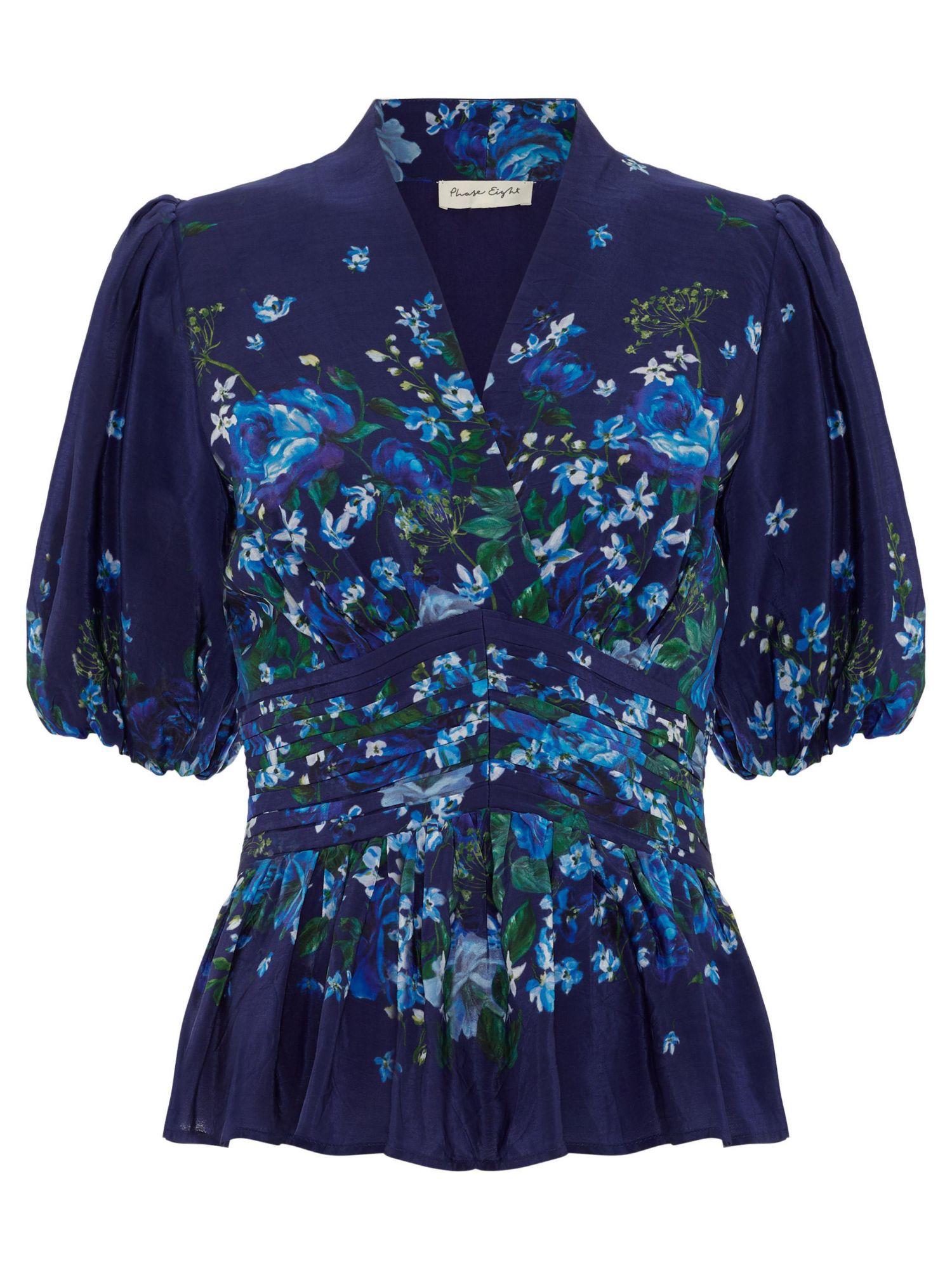 Women's Safa Puff Sleeve Floral Blouse