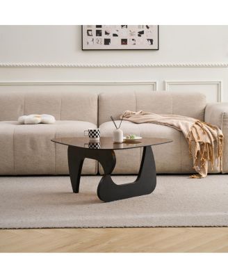 Small Farmhouse Mid-Century Modern Wood Coffee Table