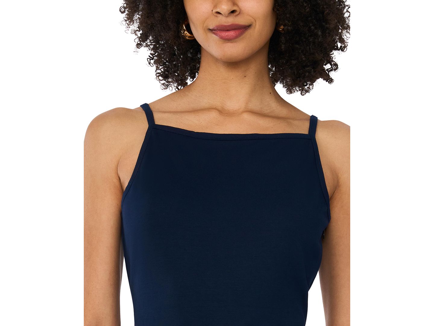 Женское платье Vince Camuto Sleeveless Cotton Midi, цвет: Тёмно-синий — фото 3