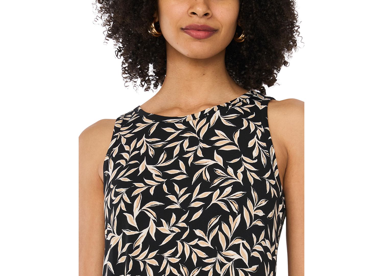 Women's Crewneck Sleeveless Maxi Dress