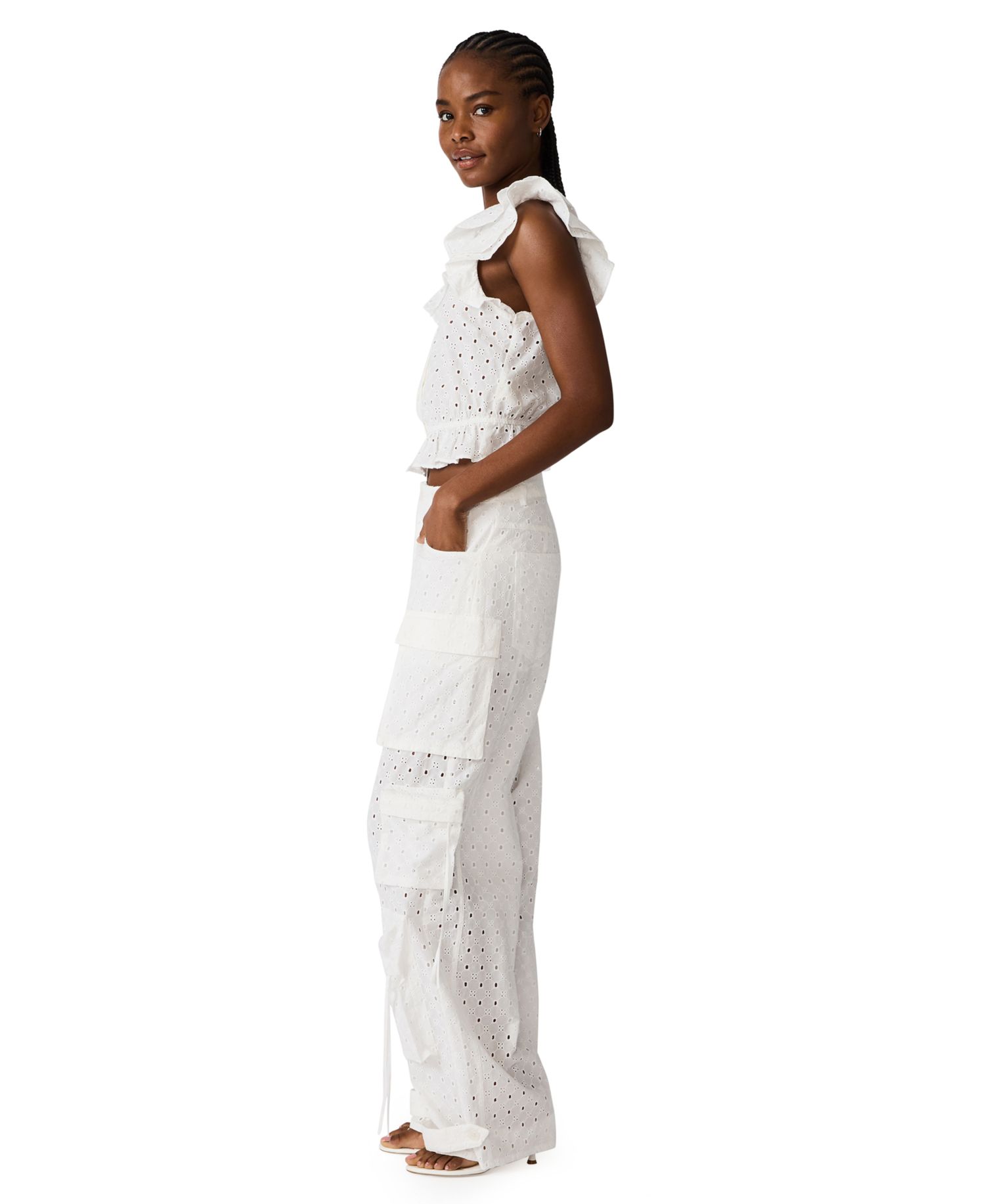 Women's Mayra Ruffled V-Neck Top