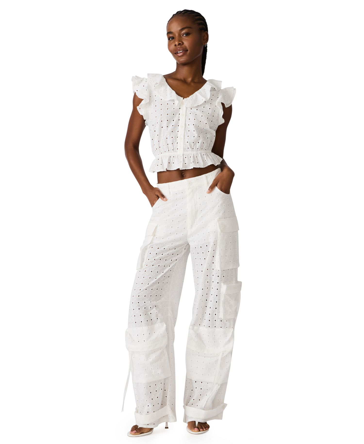 Women's Eyelet Dou Pant