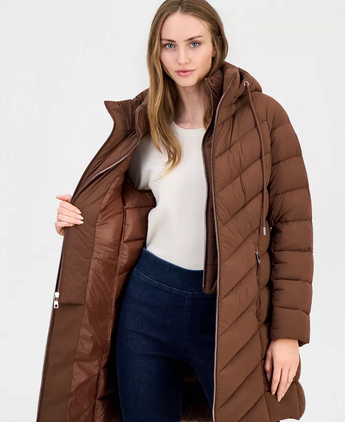 Women's Bibbed Packable Puffer Coat - thumbnail 10