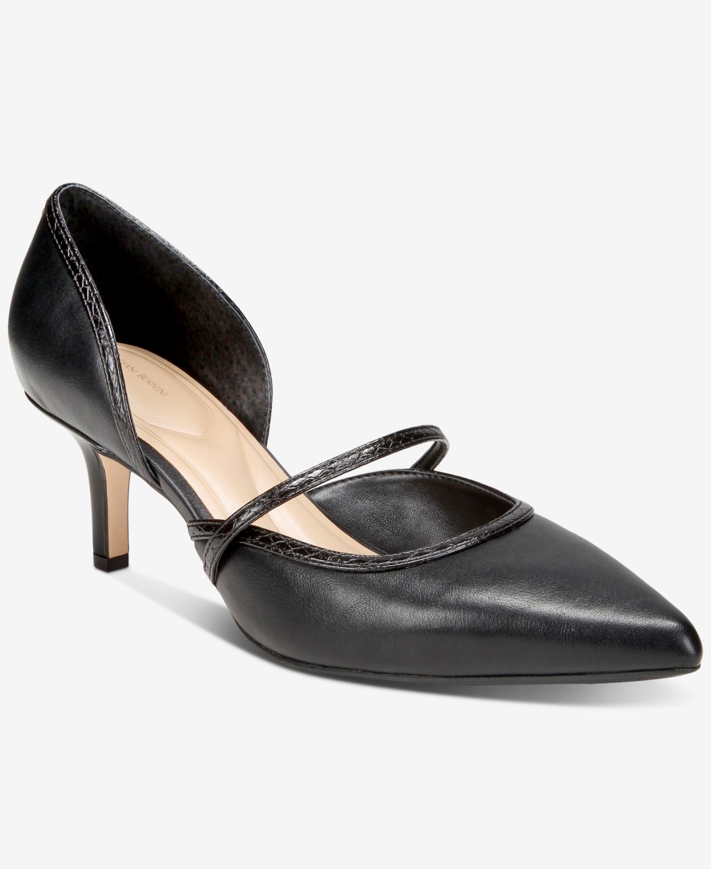 Женские туфли Giani Bernini Jammiee Pointed Toe Pumps, цвет: Чёрный — фото 8