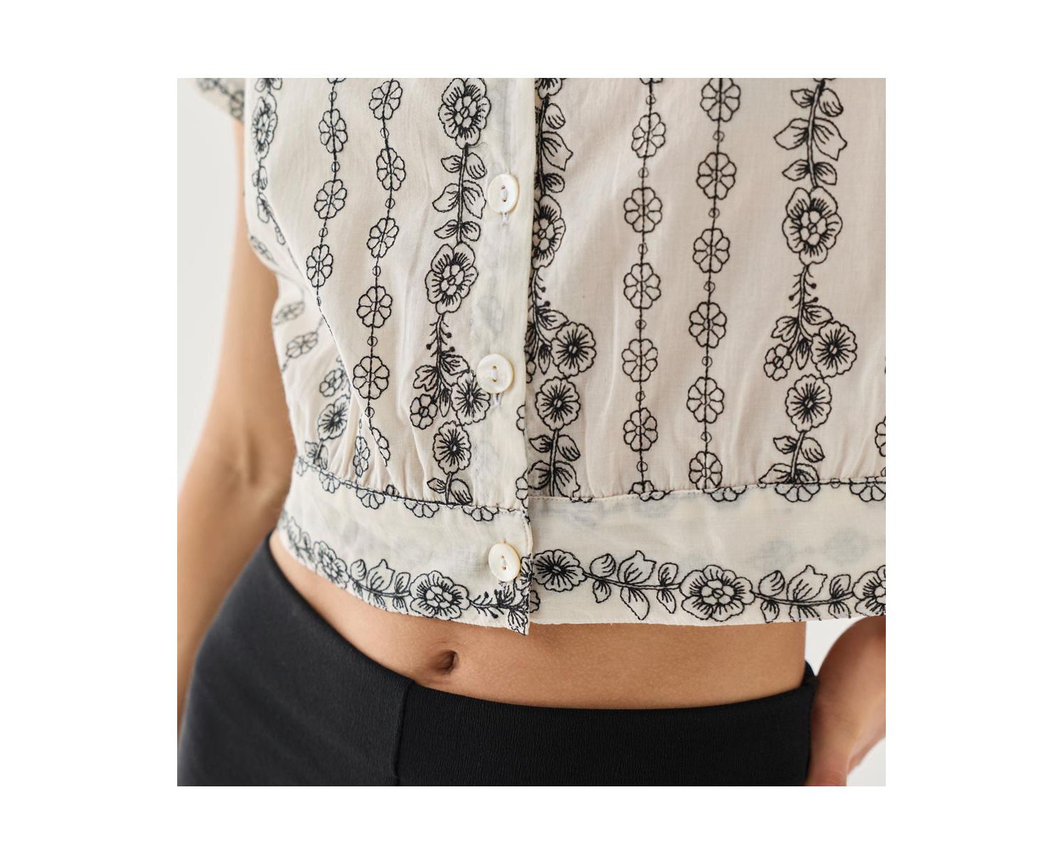 Women's Oversized Crop Shirt