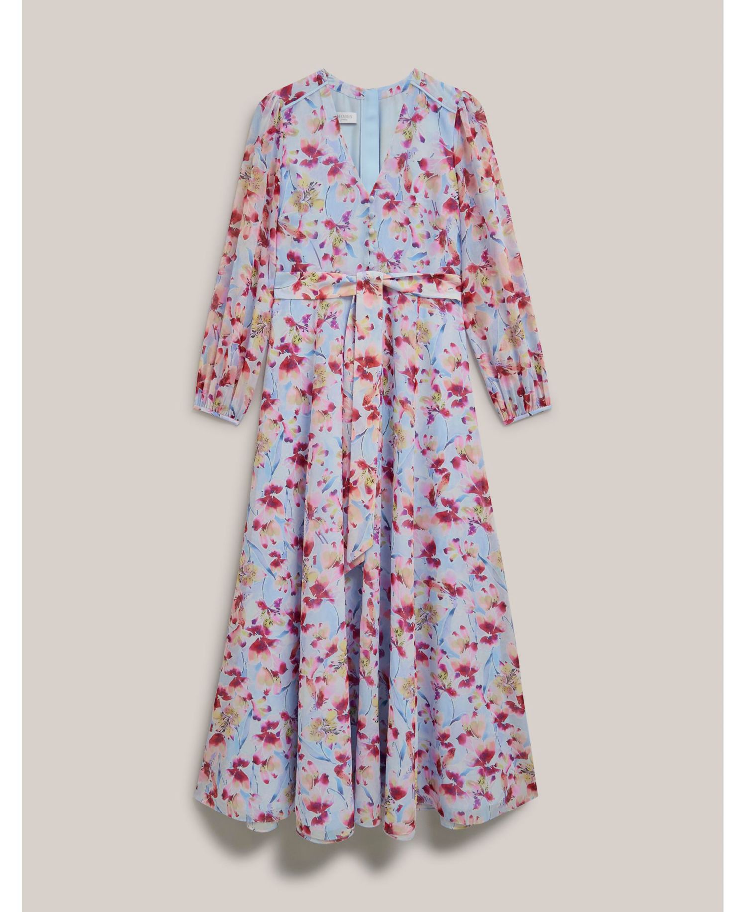 Women's Thea V-Neck Long Sleeve Maxi Dress