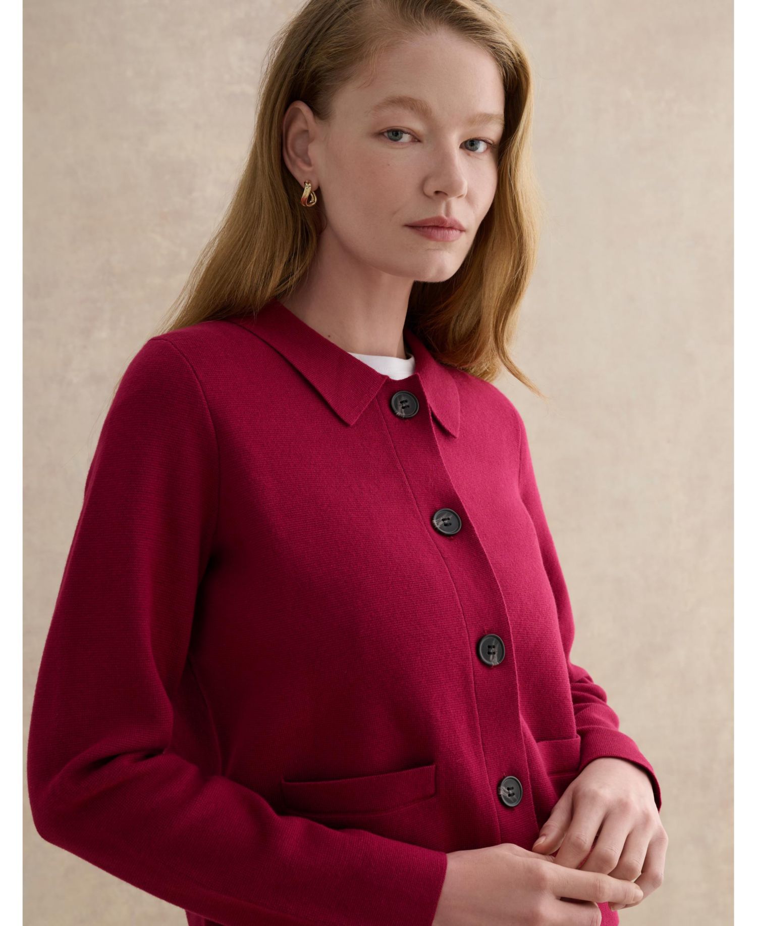 Women's Mia Merino Wool Blend Knitted Cardigan