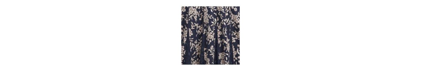 Женское платье Hobbs London Quin Sleeveless V-Neck Embroidered, цвет: Тёмный синий — фото 2