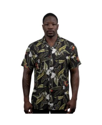 Men's Casual Button-Down Hawaiian Short Sleeve Shirt