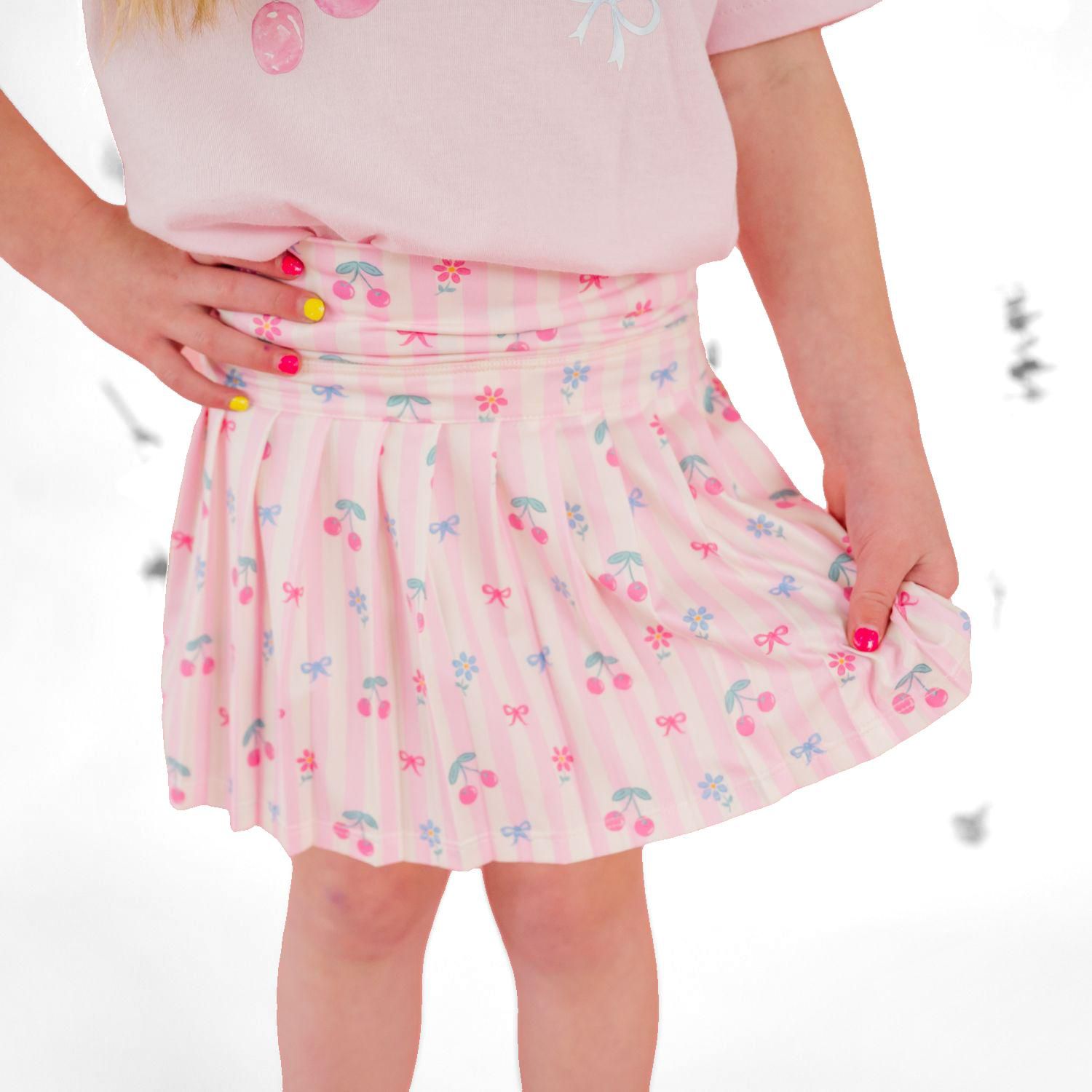 Baby Girls Floral Athletic Skort