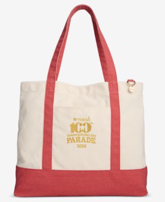 100th Thanksgiving Day Parade Large Canvas Tote Bag