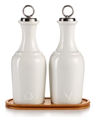 Martha Stewart Collection - Oil & Vinegar Ceramic Cruet Set