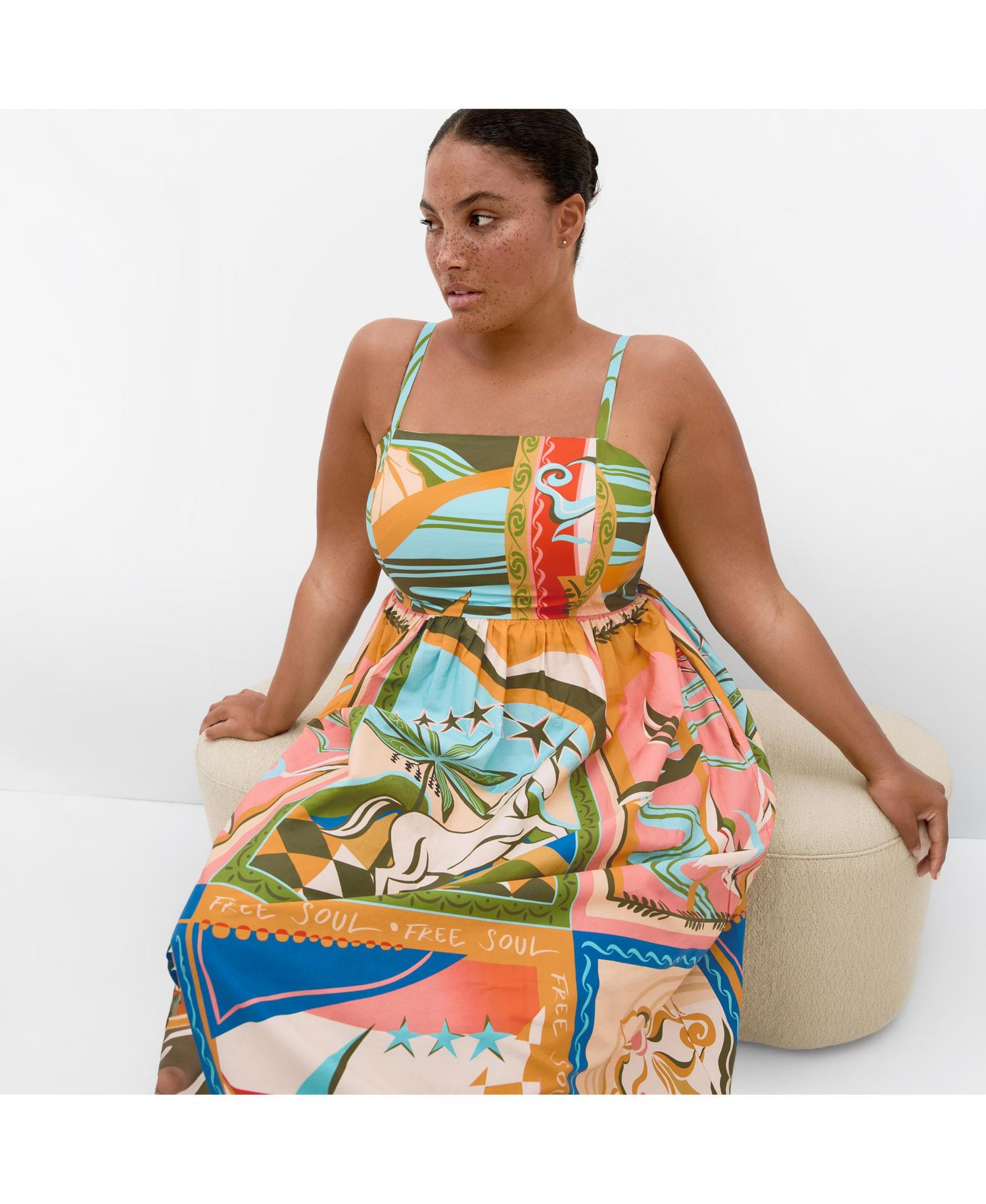 Women's Wild Soul Print Maxi Dress