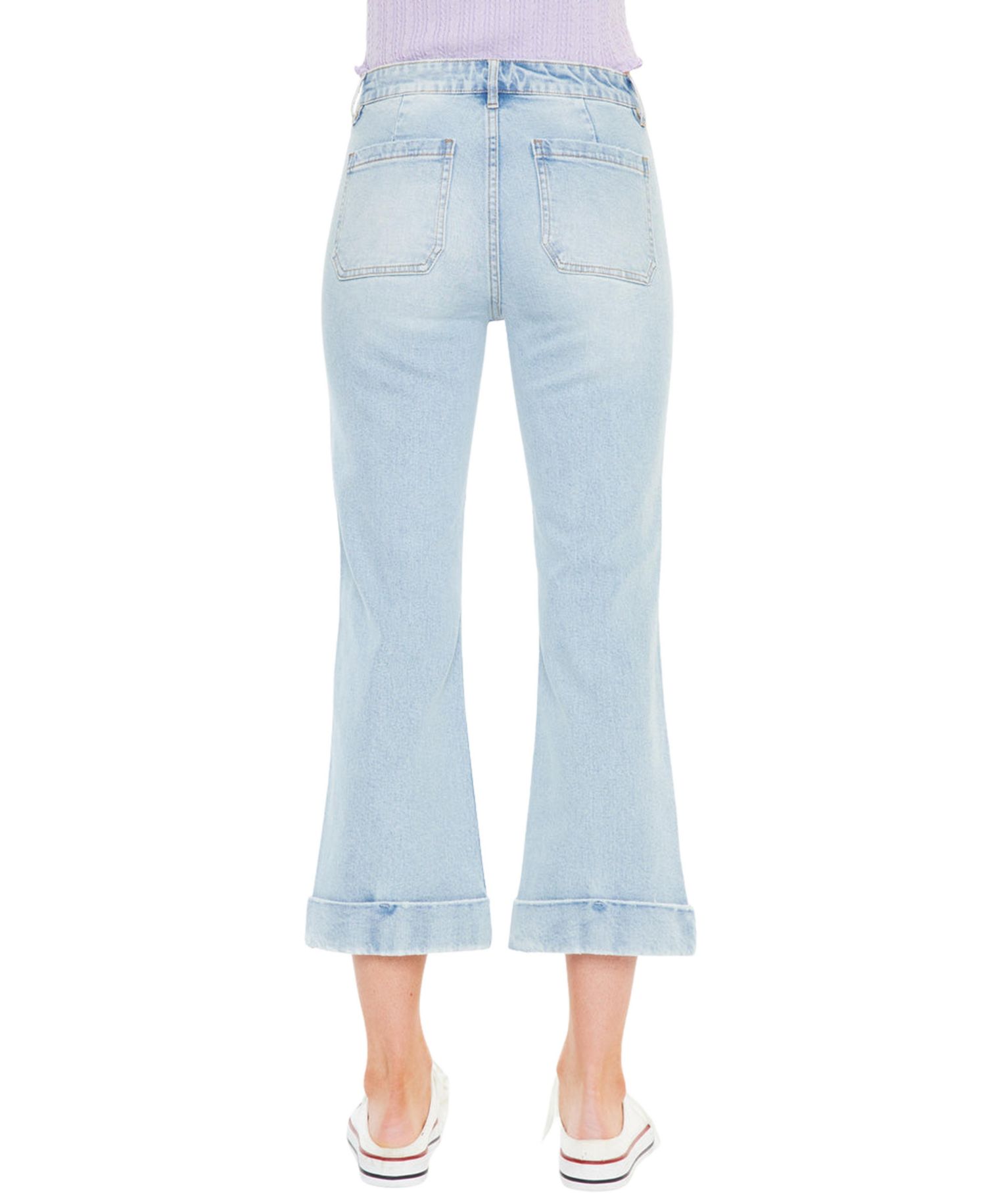 Women's Angelina High Rise Crop Flare Jeans