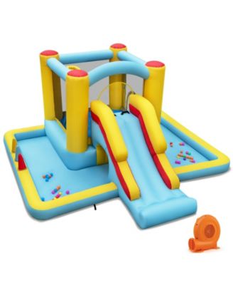 Inflatable Bouncy Castle 7-in-1 with Slide and Tunnel