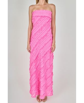 Women's Pink Maxi Wedding Dresses | Macy's