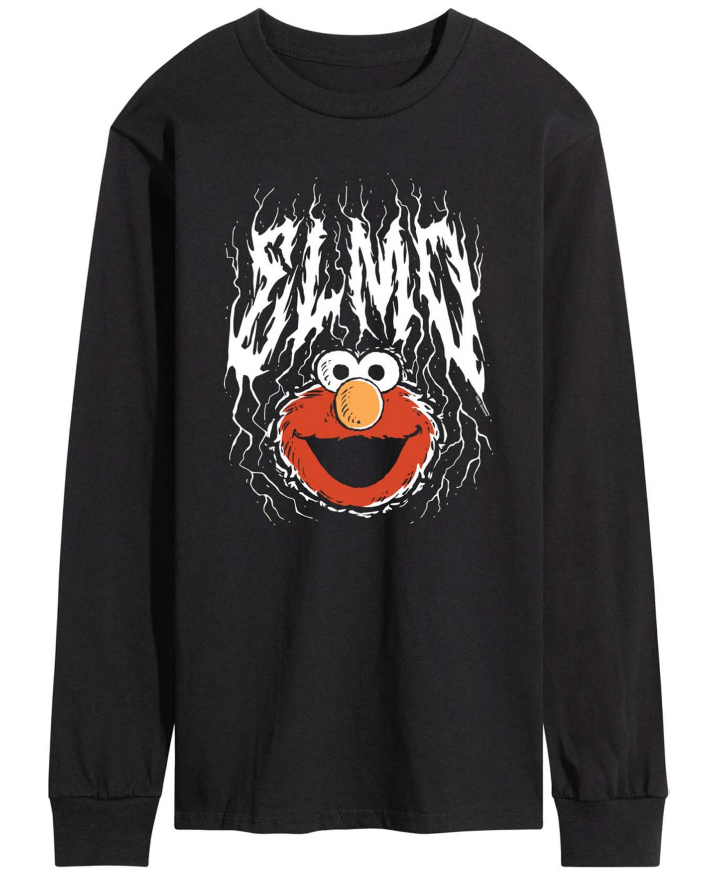 Мужская футболка AIRWAVES Sesame Street Metal Elmo Long-Sleeve Graphic, цвет: Чёрный — фото 1
