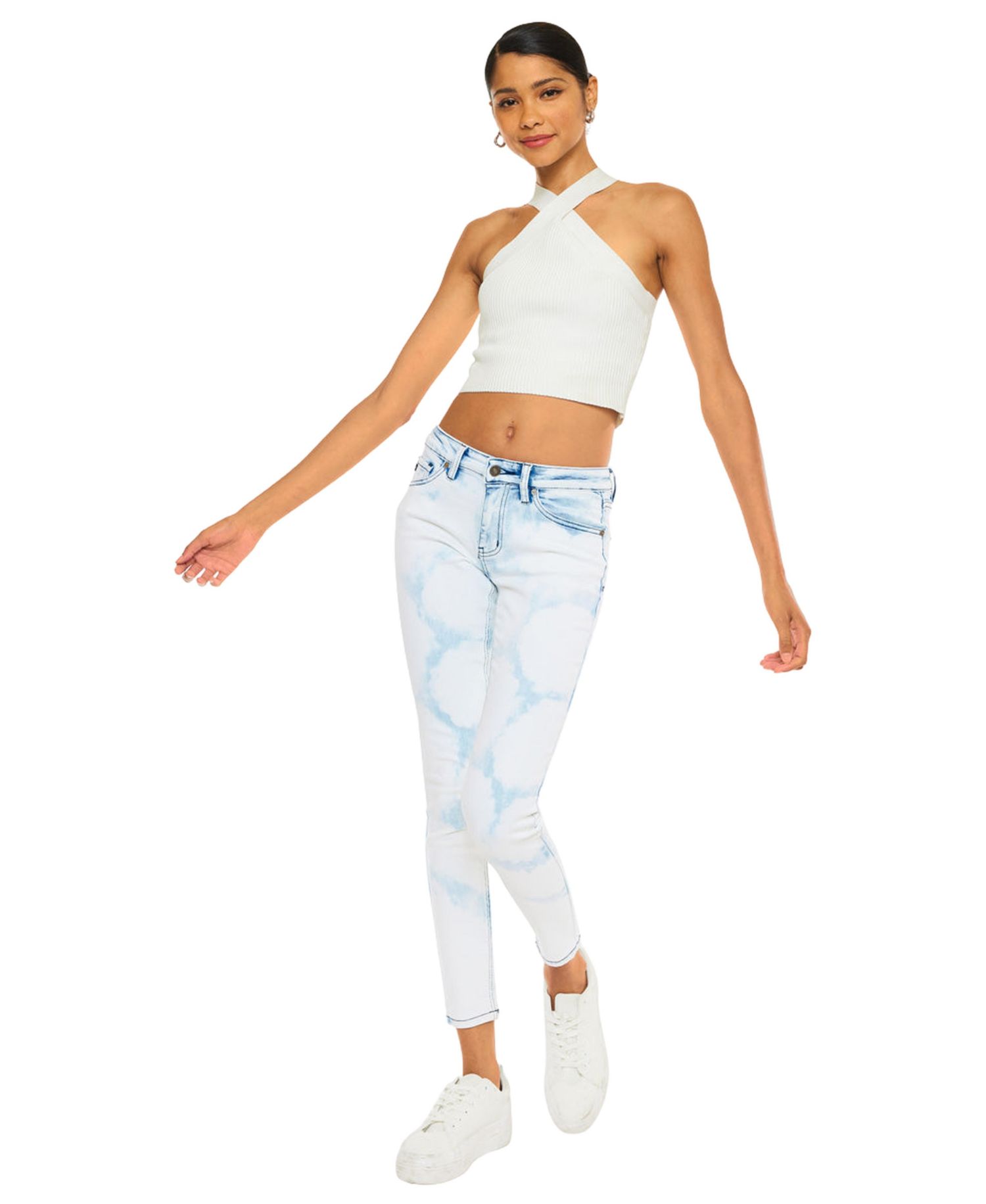 Women's Ezra Mid Rise Super Skinny Jeans