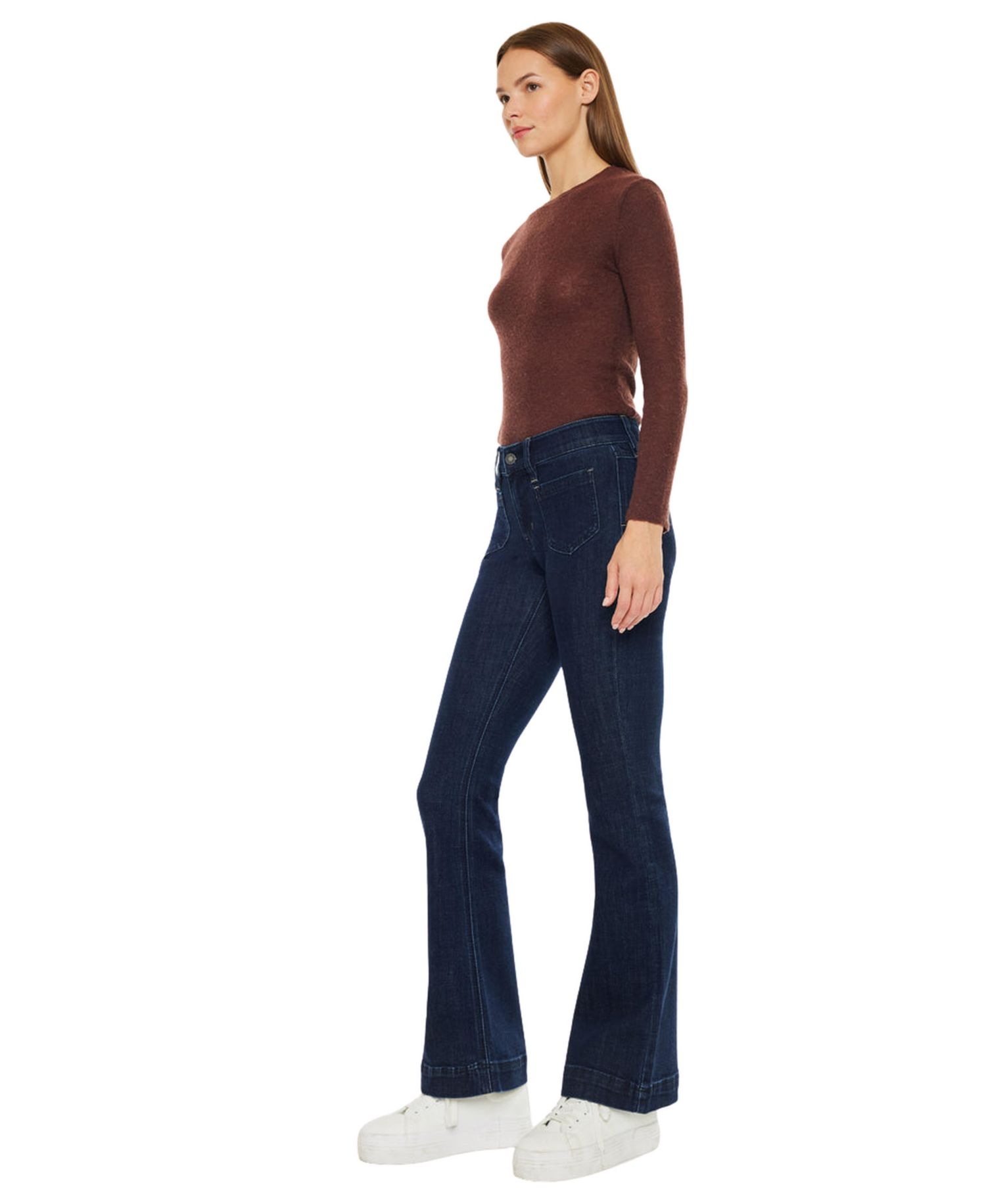Women's Star Mid Rise Bootcut Jeans