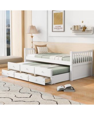 Daybed with Trundle and Drawers