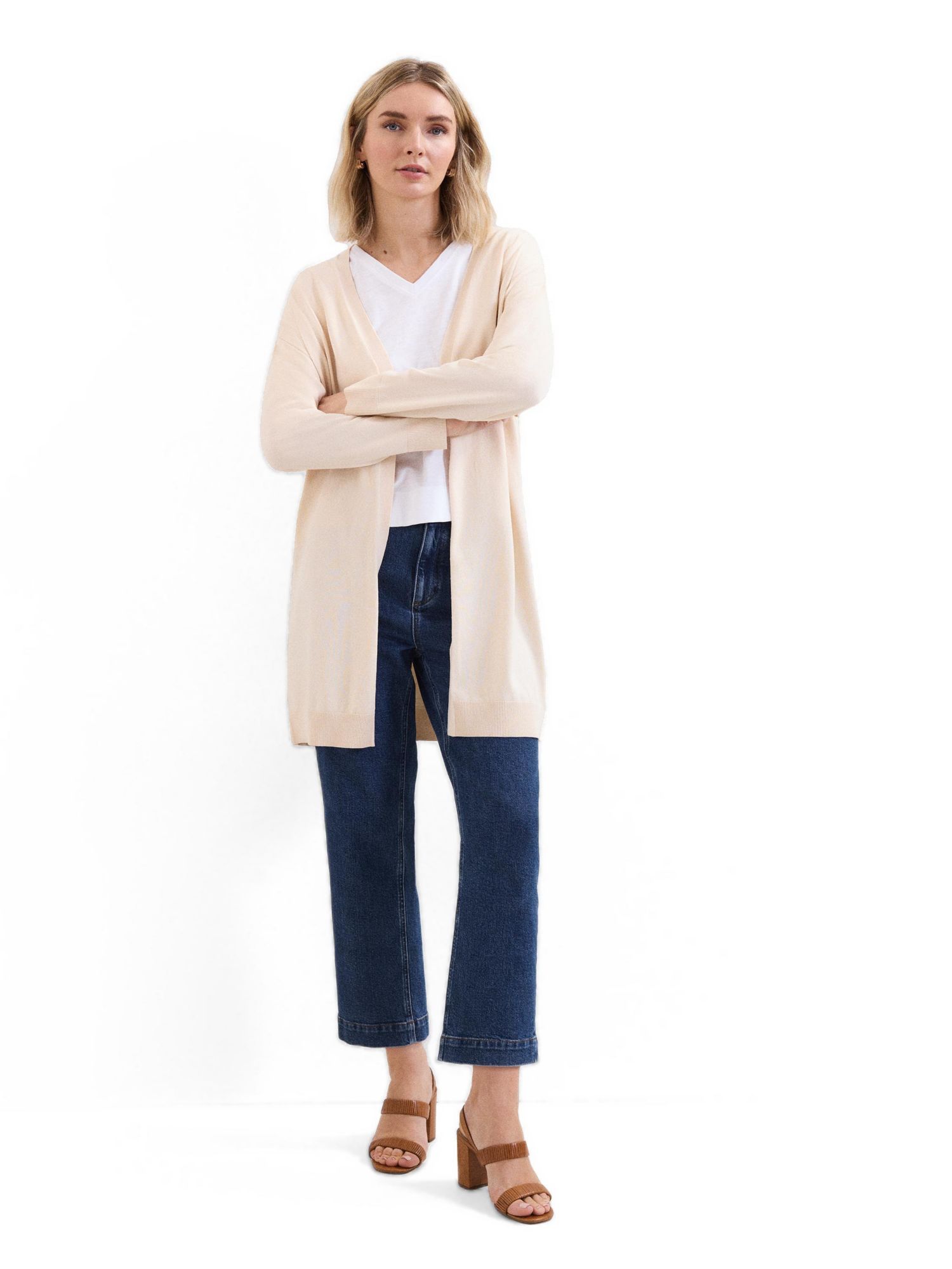 Women's Sabrina Longline Open Front Cardigan