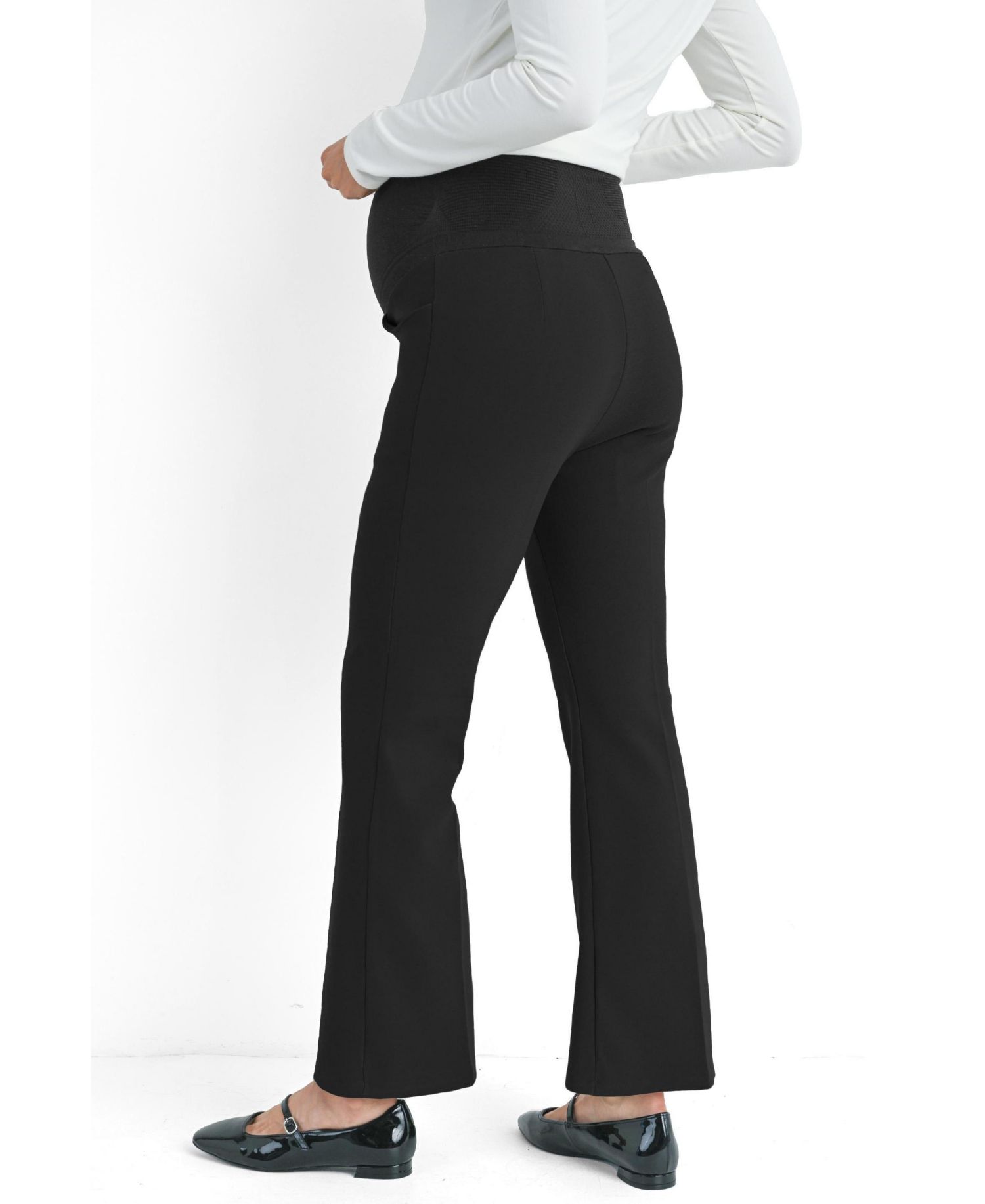 Maternity Over the Belly Pull On Flare Leg Pants