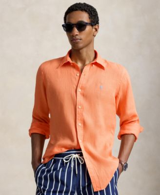 Men's Classic Fit Linen Shirt	