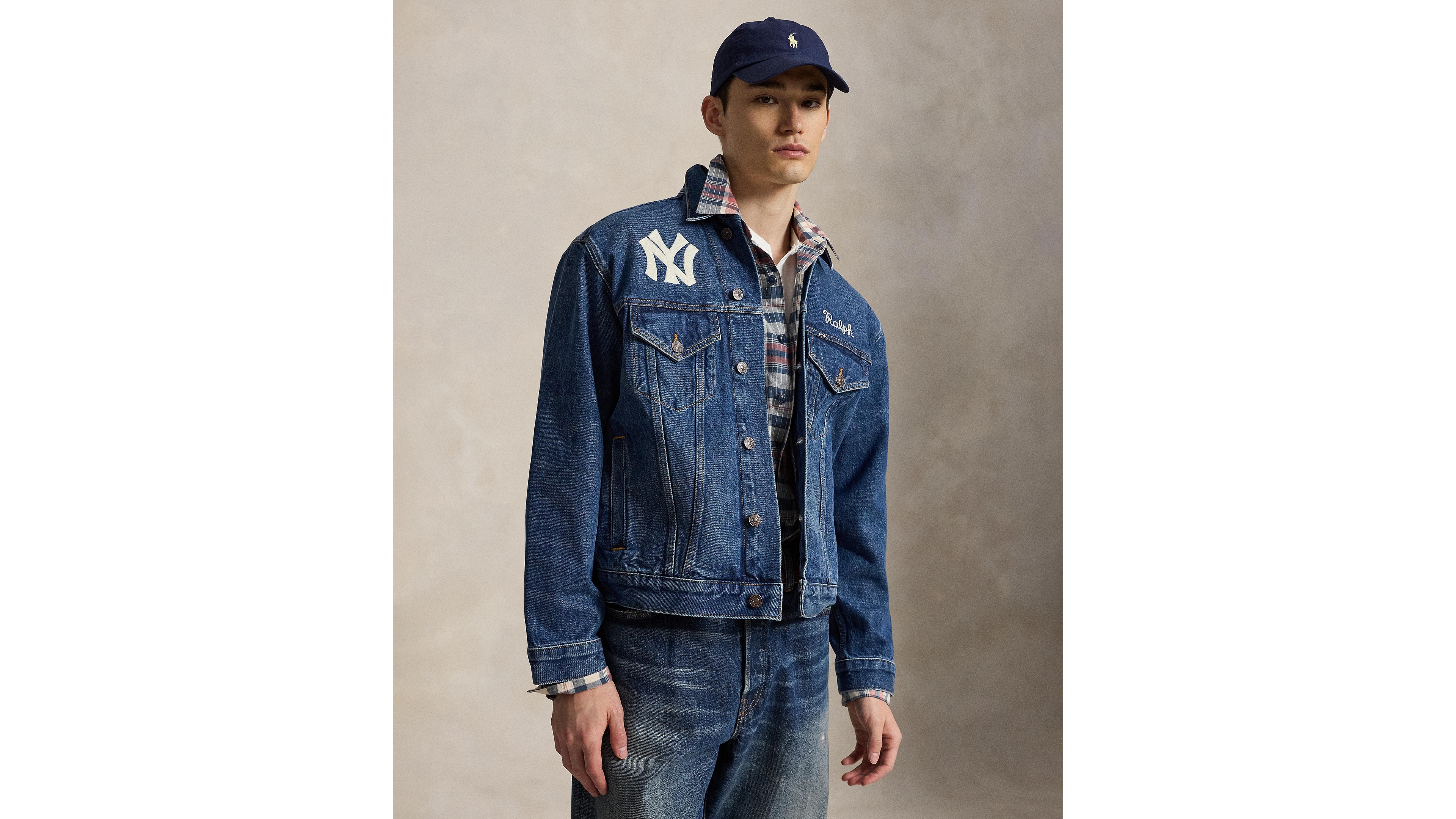 Polo Ralph Lauren Men's Yankees Trucker Jacket
