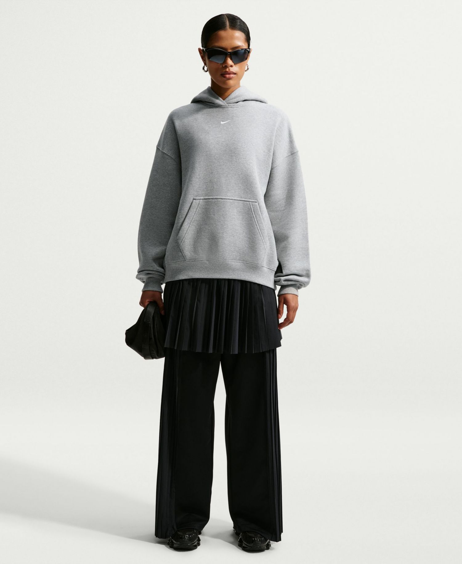 Studio Fleece Women's Medium Weight Oversized Pull-On Hoodie