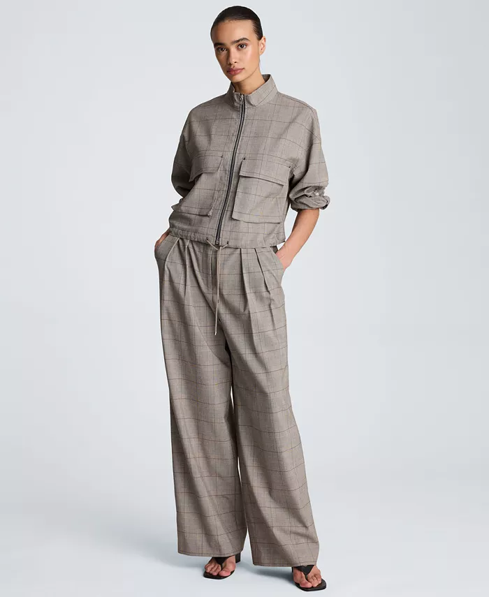 Women's Wide-Leg Double Belt Pants - thumbnail 2