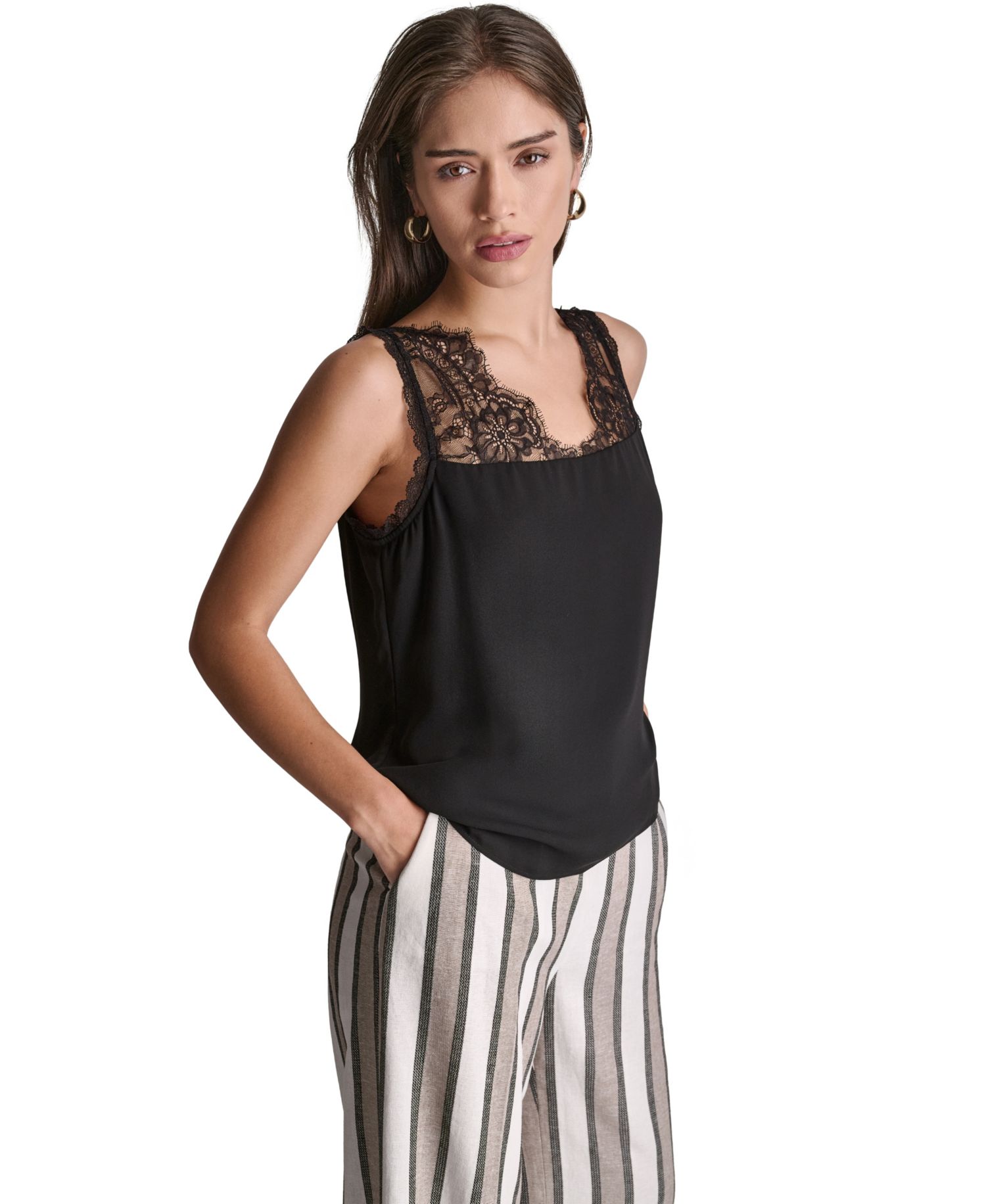 Women's Sleeveless V-Neck Top