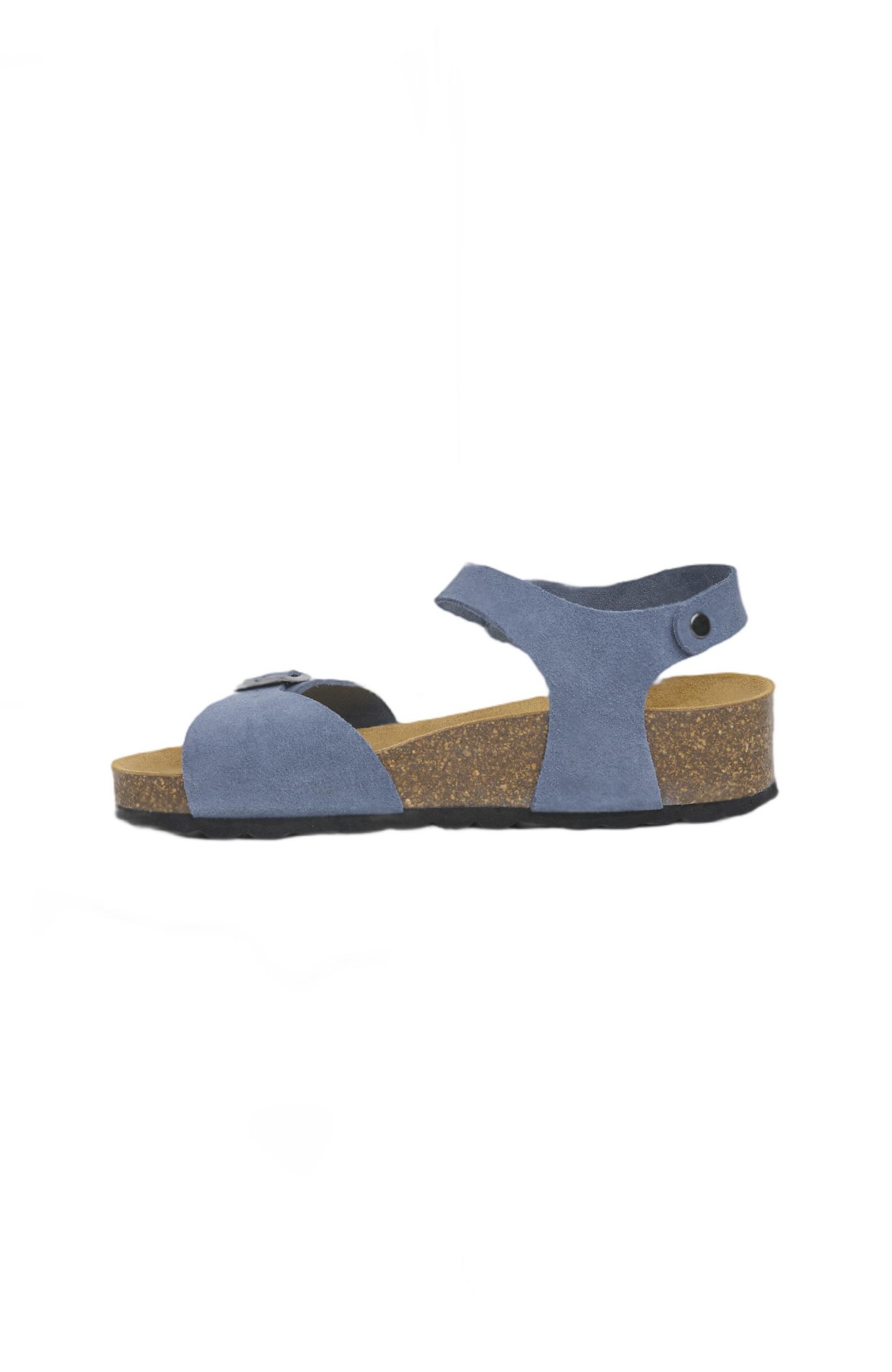 Женские сандалии Celtic & Co. Low Wedge Double Buckle Suede, цвет: Кобальтовый — фото 5