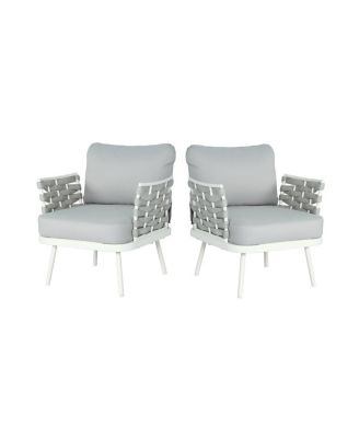 Mariano Steel Club Chair Set of 2