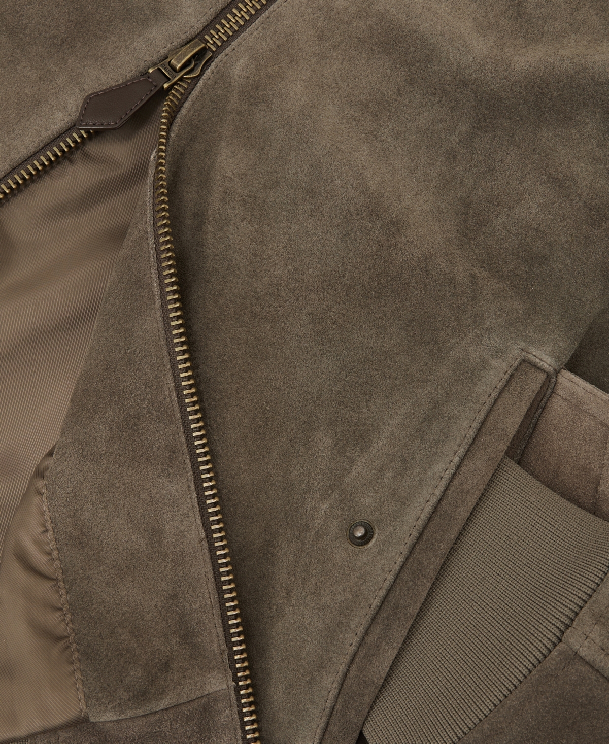 Reiss Men's Sainsie Suede Zip-Through Jacket