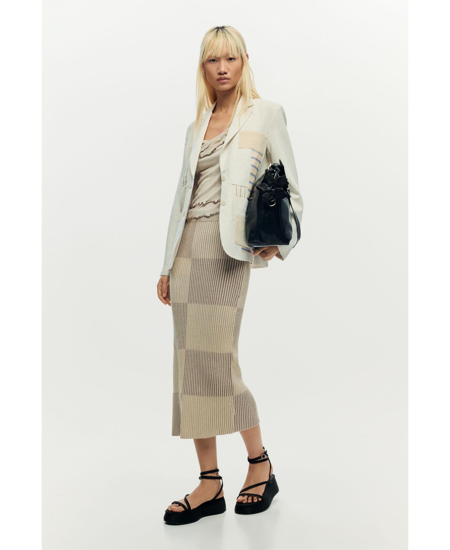 Women's patchwork blazer