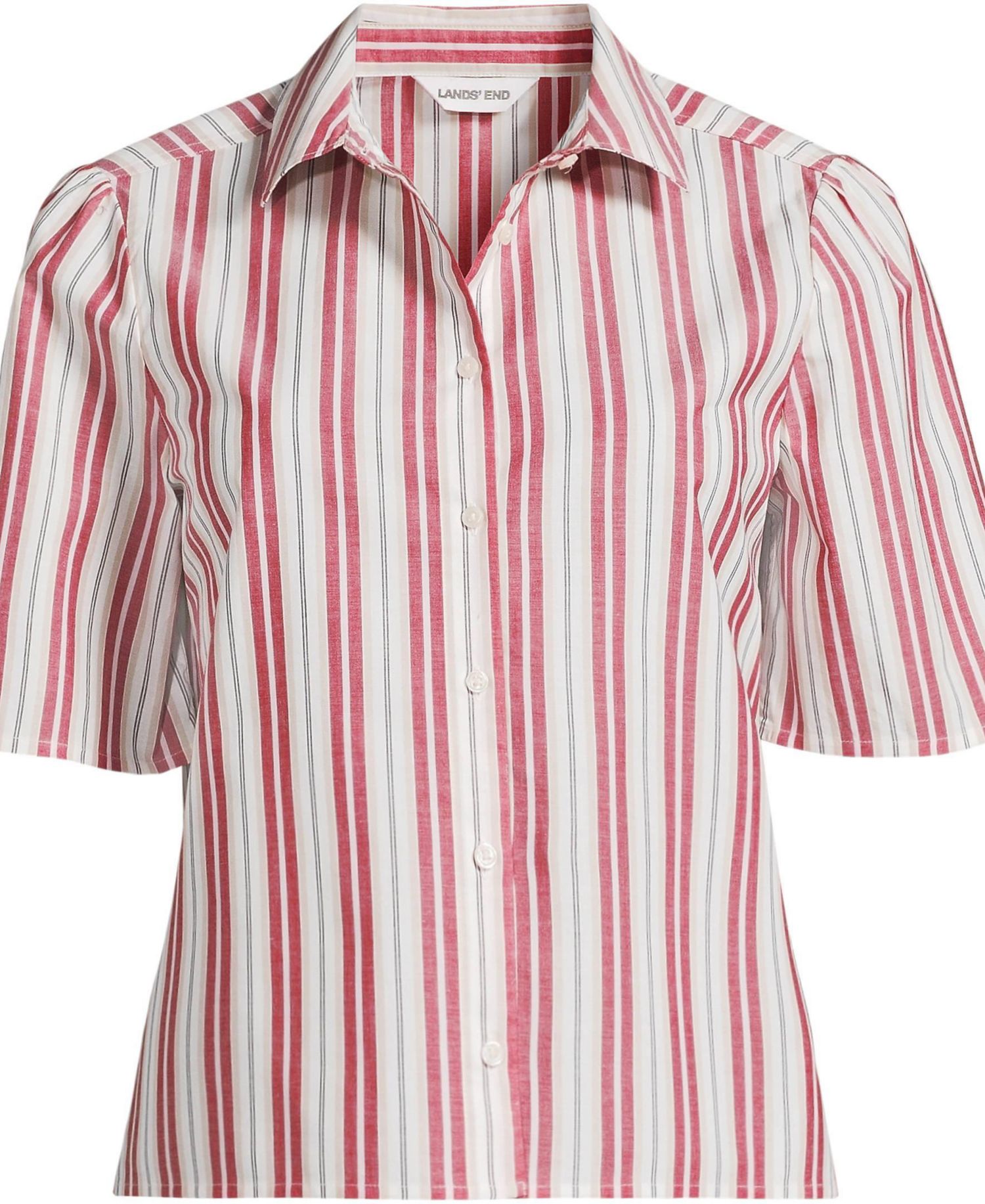 Women's Poplin Button Front Shirt