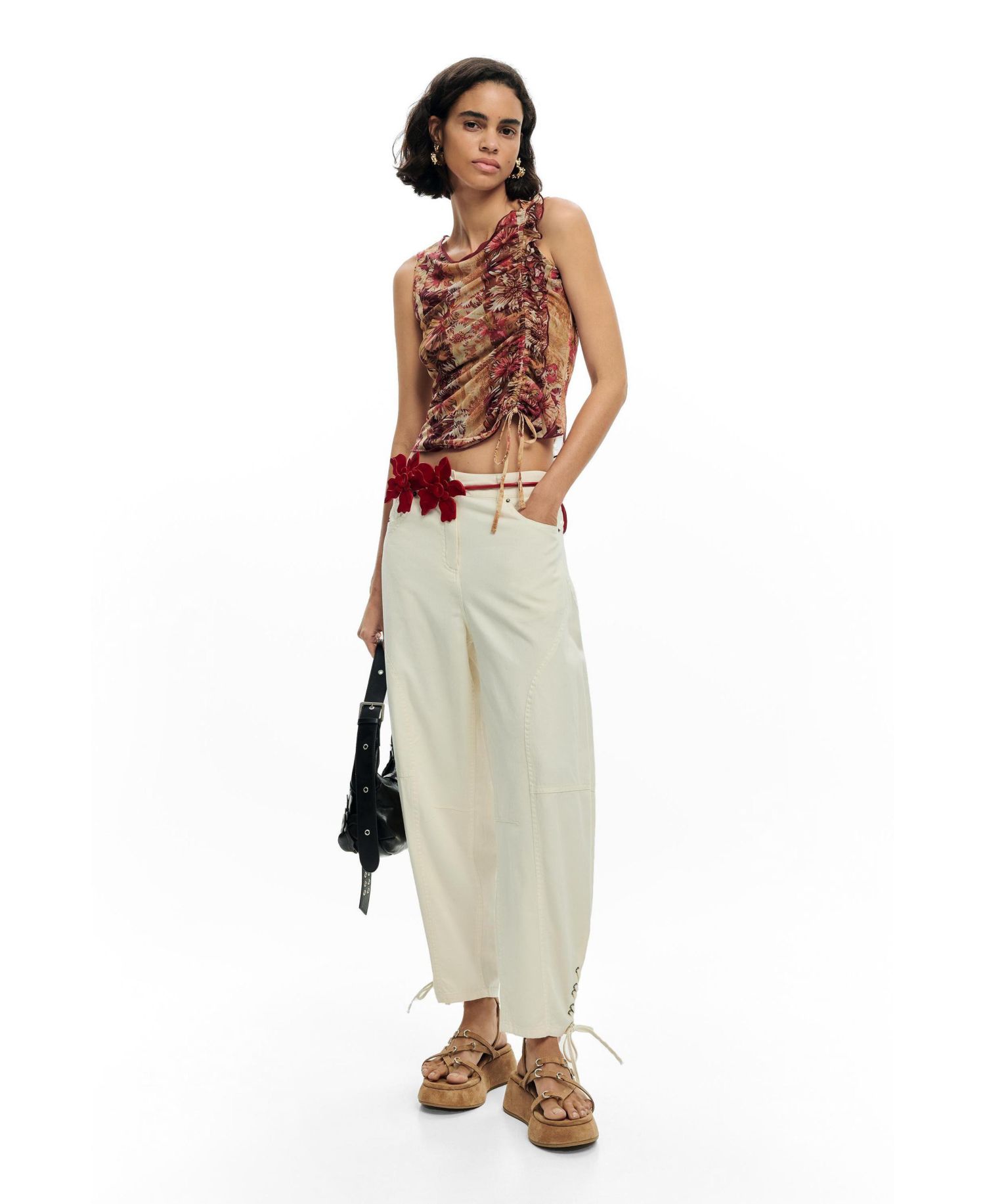 Women's Printed sleeveless t-shirt