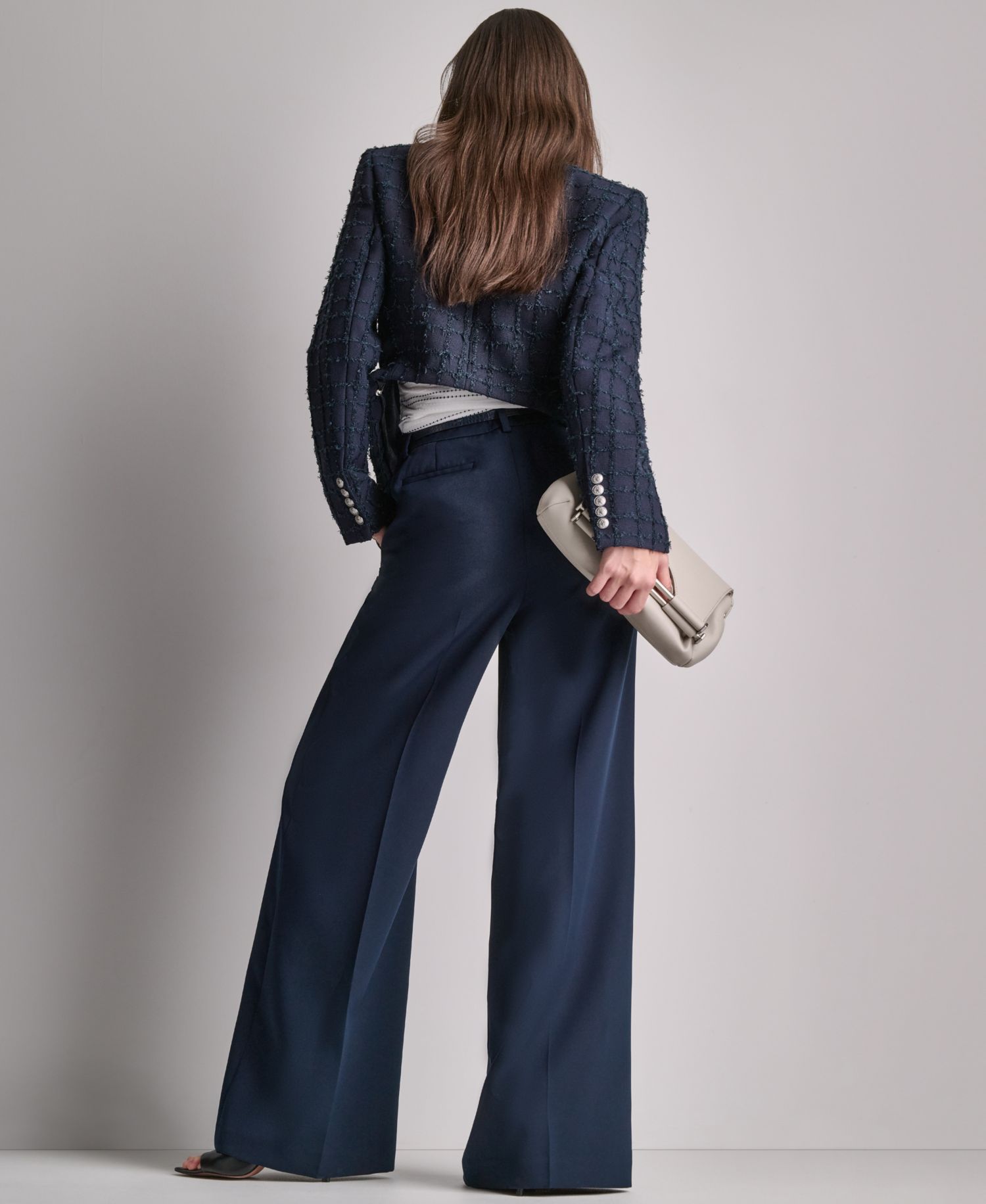 Women's Open-Front Stand Collar Jacket