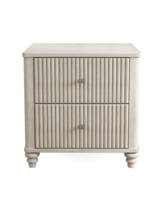 21.65" Wood Storage Cabinet with Metal Handle