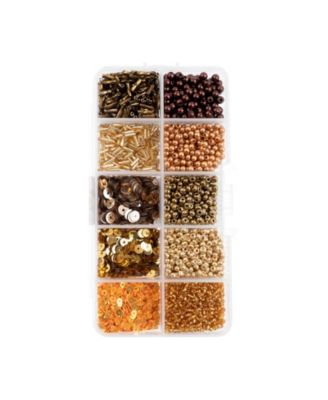 10 Types Mix Sequins and Beads Kit for Jewelry Making