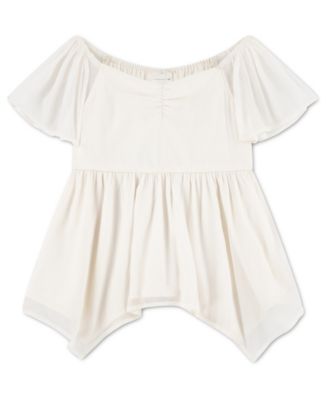 abercrombie kids Girls 7-16 Short-Sleeve Top - White 42$