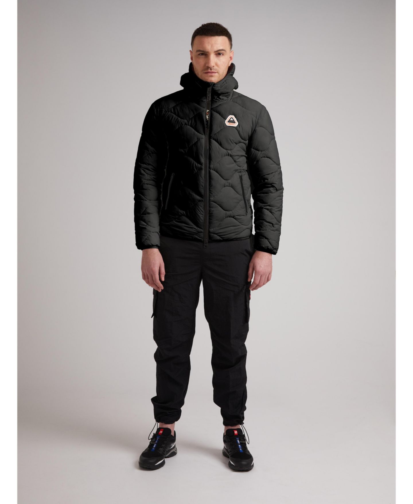 Мужская куртка JACK1T Orb1T Long Sleeve Hooded, цвет: Чёрный — фото 4