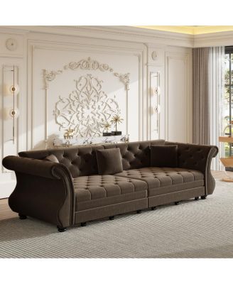 Oversized Chesterfield Pull Out Sofa Bed