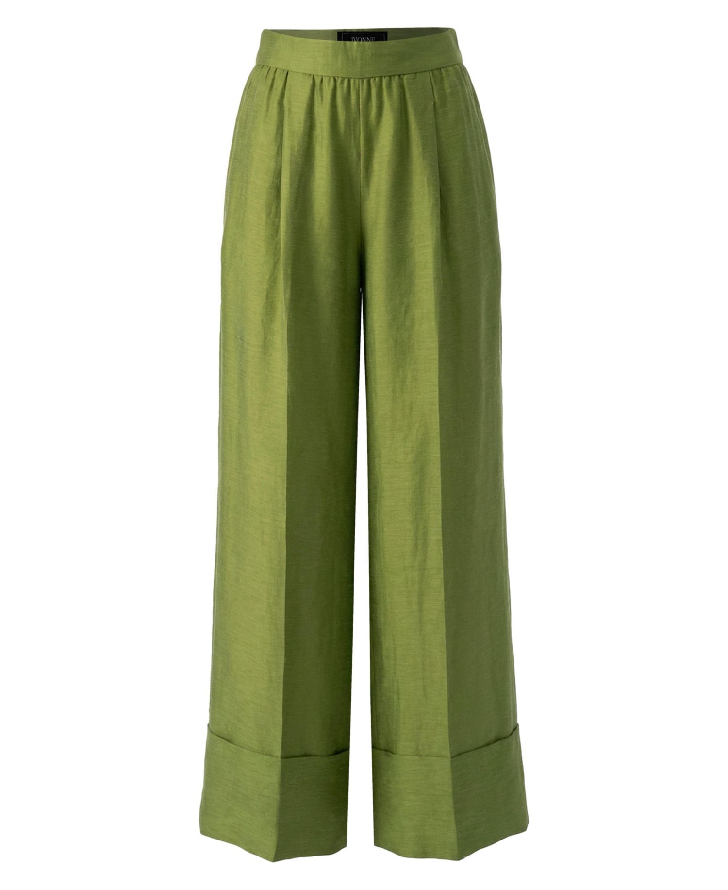 Women's Linen Maxi Wide-Leg Pants