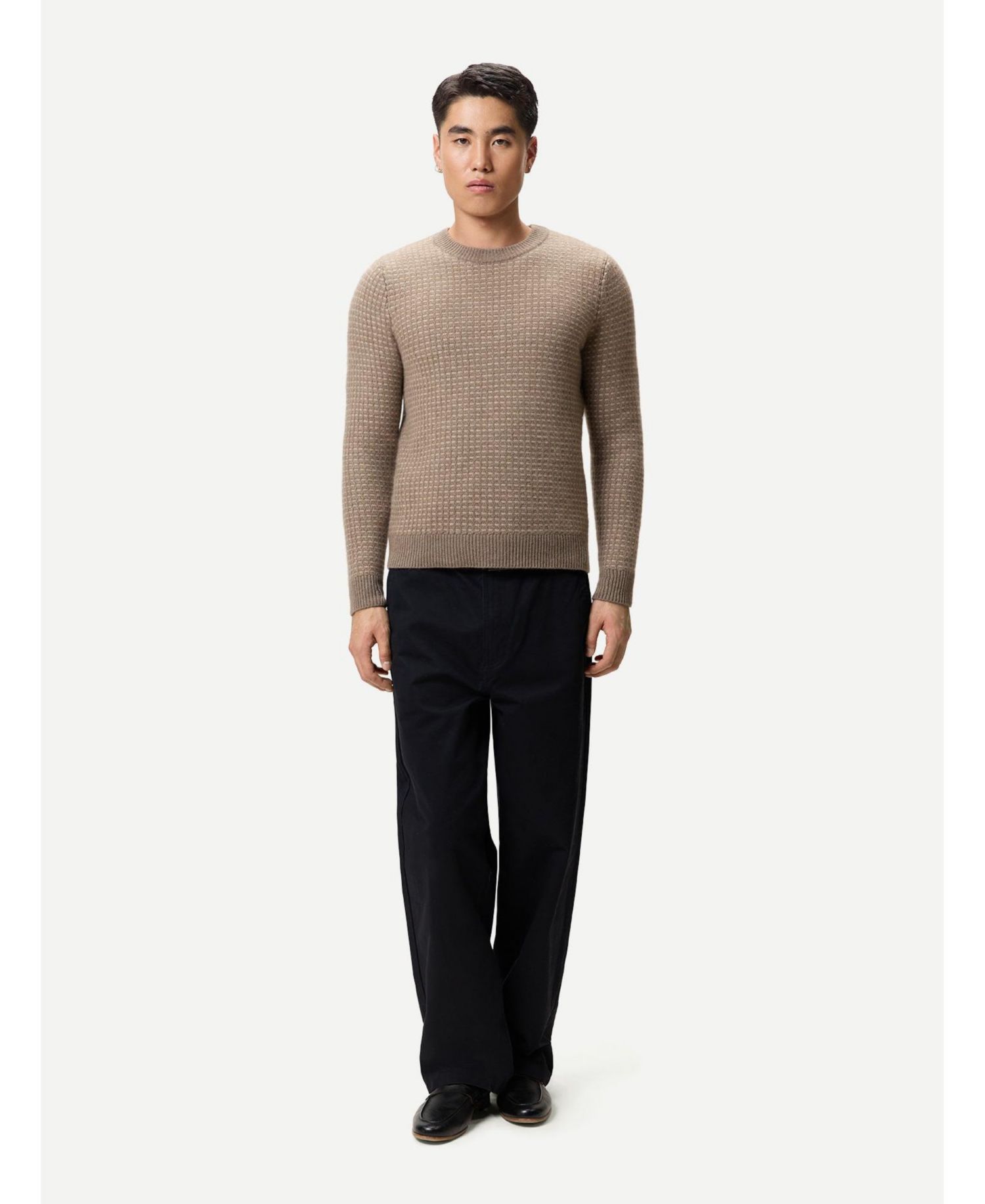 Men's Silk Turtle-Neck Sweater