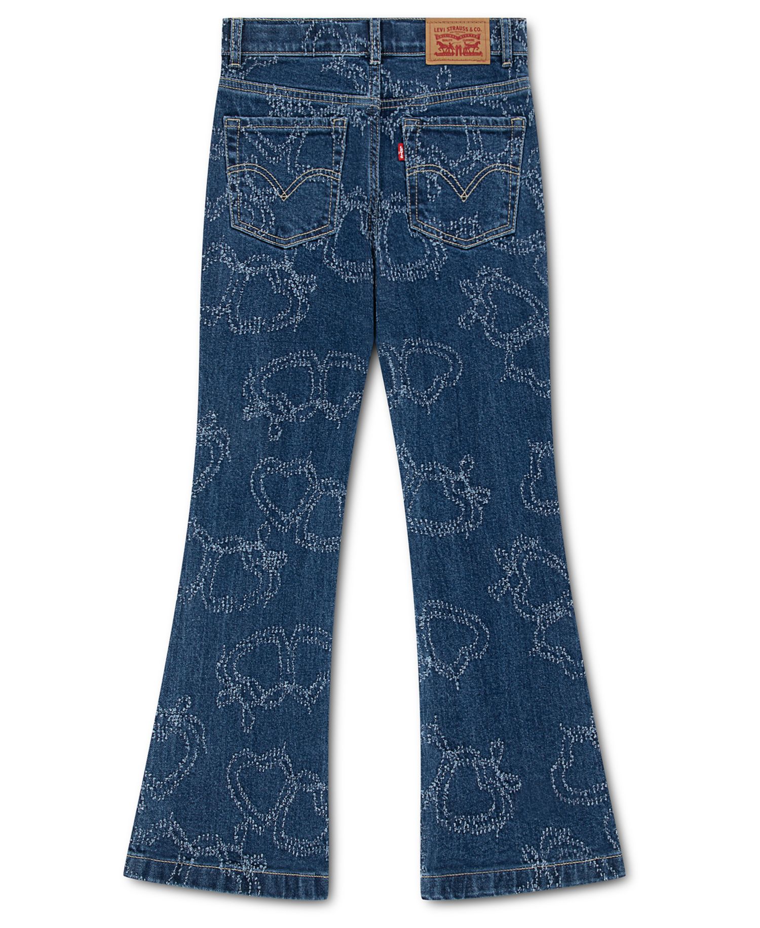 Girls' 7-16 High-Rise Flared Jeans